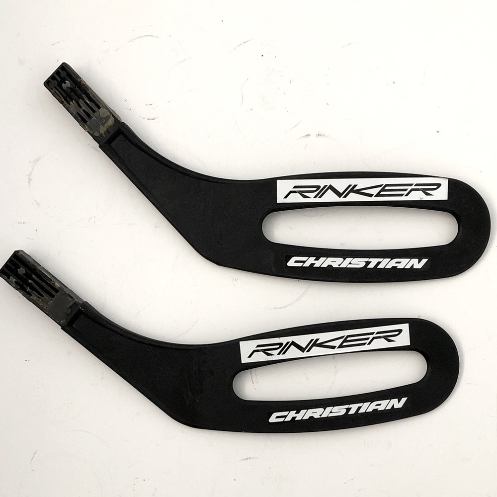 Vintage Christian Bros Rinker Ball Hockey Replacement right Blades - Pair Black